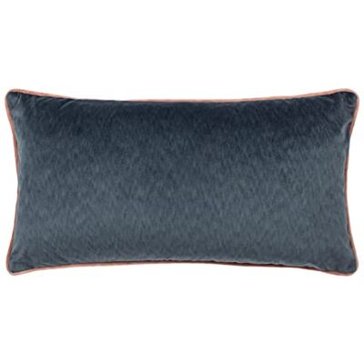 Frazada de terciopelo moteada con borde contrastado - Azul/rosado - 30x60 cm Frazada de terciopelo moteada con borde contrastado - Azul/rosado - 30x60 cm