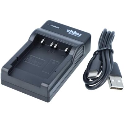 vhbw Cargador USB-C Compatible con Sony Cybershot DSC-P200/S DSC-V3 cámara videocámara/batería + cable USB-C + LED vhbw Cargador USB-C Compatible con Sony Cybershot DSC-P200/S DSC-V3 cámara videocámara/batería + cable USB-C + LED