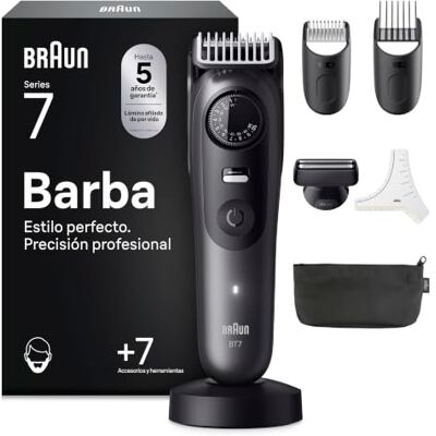 Braun Modelo BT7525 - Recortador de barba con ajuste de densidad Braun Modelo BT7525 - Recortador de barba con ajuste de densidad