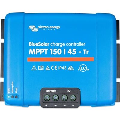 Victron Energy, Controlador de Carga BlueSolar MPPT 150/45-Tr - Accesorios de Energía Solar Victron Energy, Controlador de Carga BlueSolar MPPT 150/45-Tr - Accesorios de Energía Solar