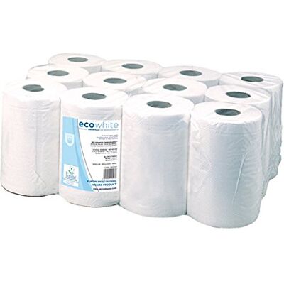 Garcia de Pou García de Pou Mini Barril Secamanos Ecolabel 2 Capas, Bobina 0.35 Kg, 19 G/M2, Diámetro 13.2 x 20 cm, 12 unidades, Blanco Garcia de Pou García de Pou Mini Barril Secamanos Ecolabel 2 Capas, Bobina 0.35 Kg, 19 G/M2, Diámetro 13.2 x 20 cm, 12 unidades, Blanco