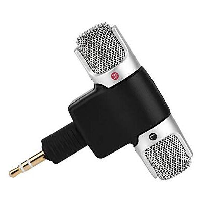 Bewinner Mini micrófono estéreo Micrófono Conector enchufable enchapado en Oro de 3,5 mm para PC Laptop PC Cámara, Adecuada para Usar con Medios Digitales como MD y DAT Bewinner Mini micrófono estéreo Micrófono Conector enchufable enchapado en Oro de 3,5 mm para PC Laptop PC Cámara, Adecuada para Usar con Medios Digitales como MD y DAT