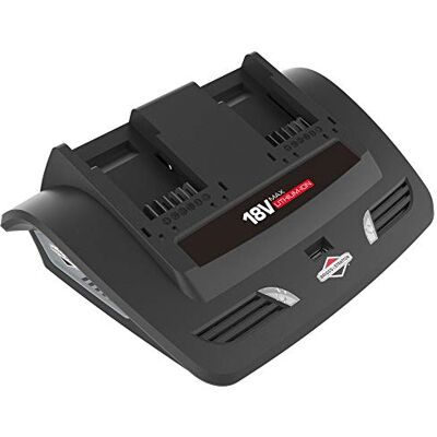 Cargador doble Briggs & Stratton 18V de iones de litio Cargador doble Briggs & Stratton 18V de iones de litio