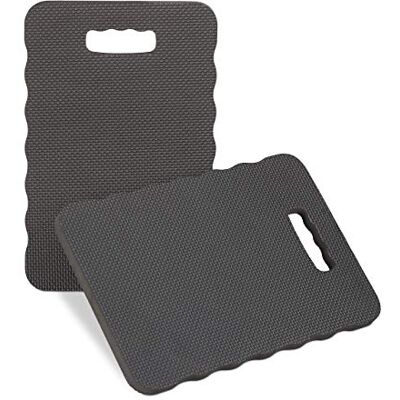 Relaxdays Juego de 2 Almohadas para Rodillas Trabajo de Jardinería, Taller, Hogar, Espuma EVA, Negro, 40 x 26 cm Relaxdays Juego de 2 Almohadas para Rodillas Trabajo de Jardinería, Taller, Hogar, Espuma EVA, Negro, 40 x 26 cm