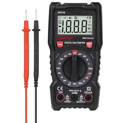 Multímetro digital Habotest HT113 - Voltaje, Corriente, Resistencia Multímetro digital Habotest HT113 - Voltaje, Corriente, Resistencia