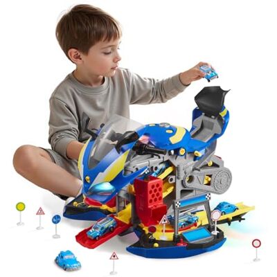 VEVOR Juguete de Motor de Motocicleta, 25 uds de Mecánica de Motocicletas con Piezas Extraíbles, Luces y Sonidos, Simulación de Conducción y Carreras en Pista, para Niños a Partir de 3 Años, Azul VEVOR Juguete de Motor de Motocicleta, 25 uds de Mecánica de Motocicletas con Piezas Extraíbles, Luces y Sonidos, Simulación de Conducción y Carreras en Pista, para Niños a Partir de 3 Años, Azul