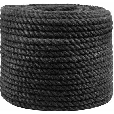 vidaXL Cuerda de Yute 10 mm Negro 100% Yute Tossa vidaXL Cuerda de Yute 10 mm Negro 100% Yute Tossa