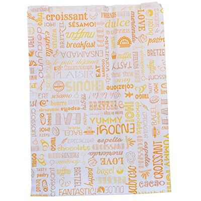 Garcia de Pou García de Pou Bolsas Croissants Parole, 32 G/M2, 26 + 8 x 35 Cm, Set de 250, Blanco Garcia de Pou García de Pou Bolsas Croissants Parole, 32 G/M2, 26 + 8 x 35 Cm, Set de 250, Blanco