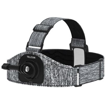Cinta para la cabeza Telesin con dos soportes para cámaras deportivas - Accesorios para cámaras de acción Cinta para la cabeza Telesin con dos soportes para cámaras deportivas - Accesorios para cámaras de acción