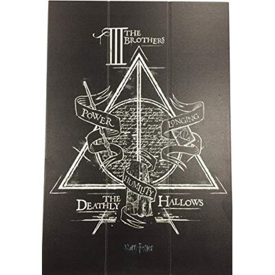 Harry Potter Impresión sobre Madera, 20 x 29,5 cm, diseño de Las Reliquias de la Muerte, Multicolor Harry Potter Impresión sobre Madera, 20 x 29,5 cm, diseño de Las Reliquias de la Muerte, Multicolor