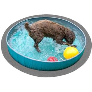 andiamo Alfombra de césped artificial Field con puntos – Césped artificial para exterior para uso como suelo de balcón o alfombra de piscina, resistente a la intemperie, antracita, 350 cm, redonda andiamo Alfombra de césped artificial Field con puntos – Césped artificial para exterior para uso como suelo de balcón o alfombra de piscina, resistente a la intemperie, antracita, 350 cm, redonda