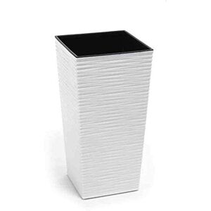 Siena Garden Macetero Niza, plástico, 25 cm, Color Blanco Siena Garden Macetero Niza, plástico, 25 cm, Color Blanco