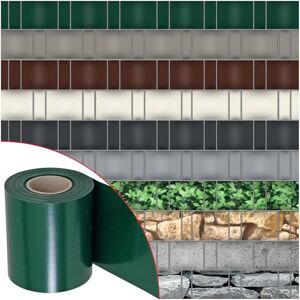 Noor Lámina de protección transparente de PVC para diferentes vallas de jardín, valla de malla de doble poste, valla metálica, valla de rejilla verde con 25 rieles de apriete Rollo de 19 cm x 35 m para aprox. 7 m² Noor Lámina de protección transparente de PVC para diferentes vallas de jardín, valla de malla de doble poste, valla metálica, valla de rejilla verde con 25 rieles de apriete Rollo de 19 cm x 35 m para aprox. 7 m²