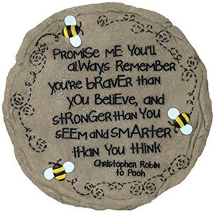 Spoontiques Garden Décor Promise Me Stepping Stone Decorative Stone for Garden Spoontiques Garden Décor Promise Me Stepping Stone Decorative Stone for Garden