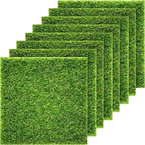 Pangda Césped Artificial de jardín, fragmentos de 15 x 15 cm, Decorar o Preparar pequeños Jardines (Paquetes de 8 Unidades) Pangda Césped Artificial de jardín, fragmentos de 15 x 15 cm, Decorar o Preparar pequeños Jardines (Paquetes de 8 Unidades)