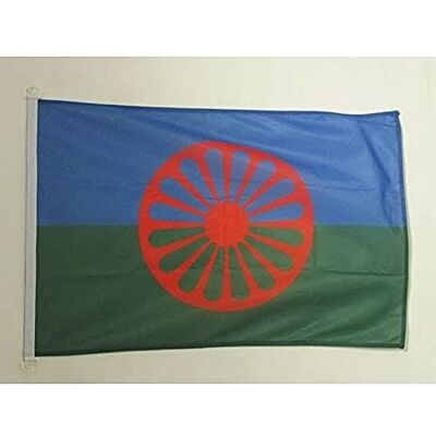 AZ FLAG BANDERA NAUTICA GITANA 45x30cm Pabellón de conveniencia DE LOS GITANOS GYPSY 30 x 45 cm anillos AZ FLAG BANDERA NAUTICA GITANA 45x30cm Pabellón de conveniencia DE LOS GITANOS GYPSY 30 x 45 cm anillos