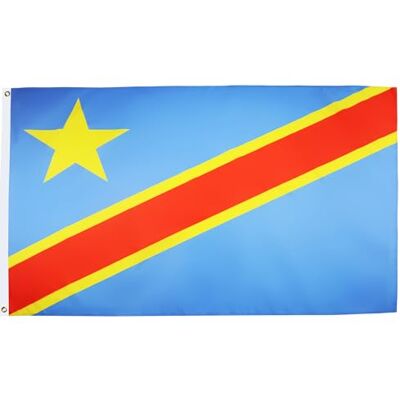 AZ FLAG - République Démocratique Du Congo Flag - 150x90 cm - Flag AZ FLAG - République Démocratique Du Congo Flag - 150x90 cm - Flag
