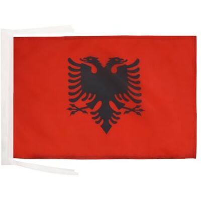 Bandera de Albania 45x30cm - Poliéster de Alta Calidad Bandera de Albania 45x30cm - Poliéster de Alta Calidad