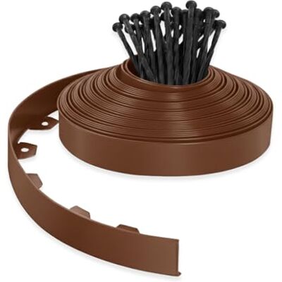 PLANTAWA Borde para Césped Artificial Marrón 10m, 30 piquetas Delimitación y Fijación del Perímetro, Contención de Materiales y Acabado Profesional Flexible, Discreto y Resistente para Jardín PLANTAWA Borde para Césped Artificial Marrón 10m, 30 piquetas Delimitación y Fijación del Perímetro, Contención de Materiales y Acabado Profesional Flexible, Discreto y Resistente para Jardín