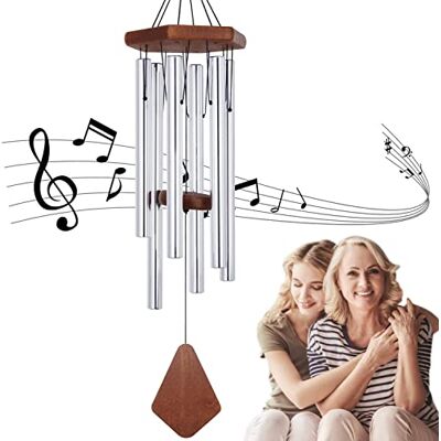 ASTARIN Carillón eólico conmemorativo para Exterior, 76,2 cm de Profundidad, carillón de condolencias Personalizado con 6 Tubos afinados, Elegante Campanilla para jardín, terraza, balcón y casa, ASTARIN Carillón eólico conmemorativo para Exterior, 76,2 cm de Profundidad, carillón de condolencias Personalizado con 6 Tubos afinados, Elegante Campanilla para jardín, terraza, balcón y casa,