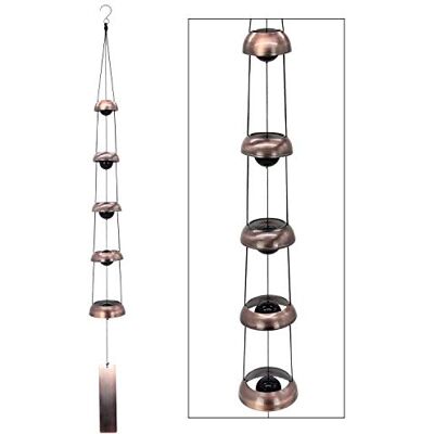 ASTARIN Campanas de Viento de Cobre Rojo Templo, 3 Campanas – Campanas de Feng Shui para jardín al Aire Libre y Porche ASTARIN Campanas de Viento de Cobre Rojo Templo, 3 Campanas – Campanas de Feng Shui para jardín al Aire Libre y Porche