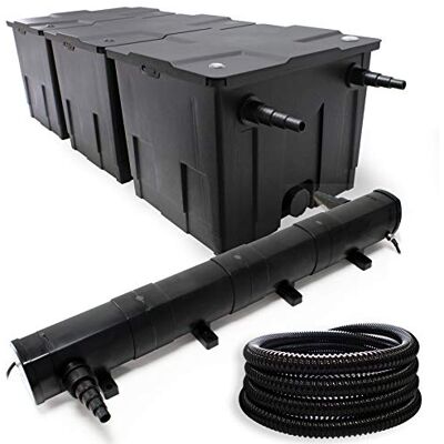 WilTec SunSun Set Filtro estanques hasta 90000l 72W clarificador UV CUV-272 Tubo 5m WilTec SunSun Set Filtro estanques hasta 90000l 72W clarificador UV CUV-272 Tubo 5m