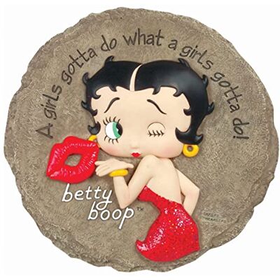 Spoontiques Betty Boop Stepping Stone, color marrón Spoontiques Betty Boop Stepping Stone, color marrón