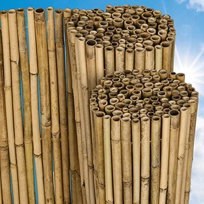 Sol Royal Valla de bambú Protectora con cañas gruesas terrazas jardines Sol Royal Valla de bambú Protectora con cañas gruesas terrazas jardines