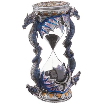Design Toscano - Figura de dragón gótica con reloj - 15cm Design Toscano - Figura de dragón gótica con reloj - 15cm