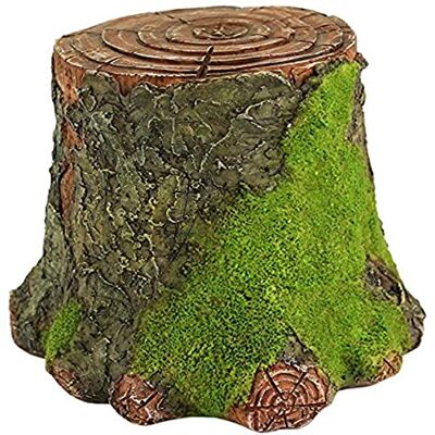 Tronco de árbol con musgo verde y marrón - Figuras decorativas Tronco de árbol con musgo verde y marrón - Figuras decorativas