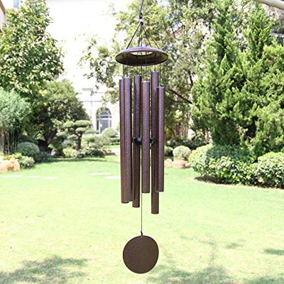 ASTARIN Campanas de Viento de Tono Profundo para Exteriores, campanillas conmemorativas de 45 Pulgadas con 6 Tubos Pesados, Tono Profundo Grande para decoración Colgante de jardín, Regalos de ASTARIN Campanas de Viento de Tono Profundo para Exteriores, campanillas conmemorativas de 45 Pulgadas con 6 Tubos Pesados, Tono Profundo Grande para decoración Colgante de jardín, Regalos de