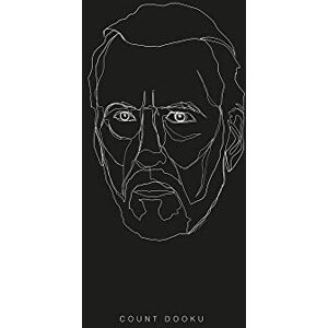 Póster artístico de Komar - Dooku - Líneas de Star Wars Lado Oscuro - 50x70cm Póster artístico de Komar - Dooku - Líneas de Star Wars Lado Oscuro - 50x70cm