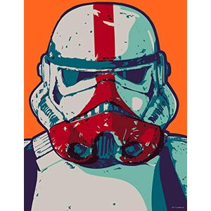 Komar Mandalorian Pop Art Stormtrooper - Arte de Pared Colorido Komar Mandalorian Pop Art Stormtrooper - Arte de Pared Colorido