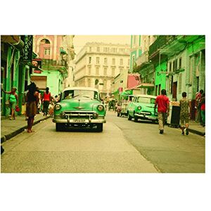 KOMAR Cuba Rush Póster Colorido para Interior - Póster KOMAR Cuba Rush Póster Colorido para Interior - Póster