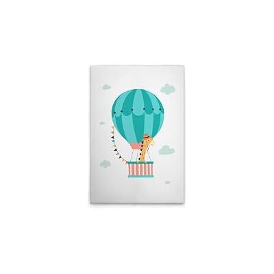 A.S. Création WTD Lienzo decorativo (40 x 60 cm), diseño de jirafa, color blanco y verde A.S. Création WTD Lienzo decorativo (40 x 60 cm), diseño de jirafa, color blanco y verde