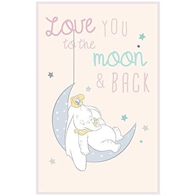 Komar Póster de Dumbo Moon de 50 x 70 cm (sin marco) de Disney Komar Póster de Dumbo Moon de 50 x 70 cm (sin marco) de Disney