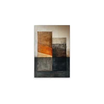 A.S. Création WTD Lienzo decorativo (40 x 60 cm), diseño de bloc de flores, color beige y naranja A.S. Création WTD Lienzo decorativo (40 x 60 cm), diseño de bloc de flores, color beige y naranja