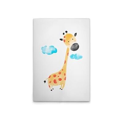 A.S. Création WTD Lienzo decorativo para habitación infantil (50 x 75 cm), diseño de jirafa, color blanco y amarillo A.S. Création WTD Lienzo decorativo para habitación infantil (50 x 75 cm), diseño de jirafa, color blanco y amarillo