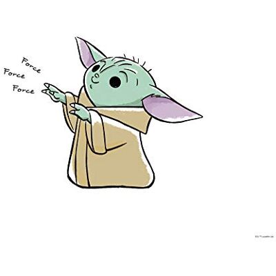 Komar Star Wars Mandalorian The Child Sweet Force Baby Yoda, decoración de pared, póster artístico, tamaño 40 x 30 cm, sin marco, WB-SW-013-40 x 30, multicolor Komar Star Wars Mandalorian The Child Sweet Force Baby Yoda, decoración de pared, póster artístico, tamaño 40 x 30 cm, sin marco, WB-SW-013-40 x 30, multicolor