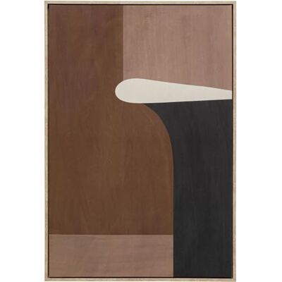 KARE+ Arte en lienzo Forma clásica Marrón 63x93x4.3cm - Pintura KARE+ Arte en lienzo Forma clásica Marrón 63x93x4.3cm - Pintura