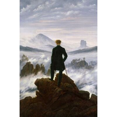 empireposter Caspar David Friedrich Póster (61 x 91,5 cm), diseño de El Caminante empireposter Caspar David Friedrich Póster (61 x 91,5 cm), diseño de El Caminante