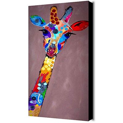 Aihifly Cuadros Decorativos Para El Hogar Pinturas Al óleo Pintadas A Mano Animal Jirafa Arte De Pared De Lienzo Estirado Moderno Para Pinturas De Decoración Del Hogarpara Decoración De Sala De Estar Aihifly Cuadros Decorativos Para El Hogar Pinturas Al óleo Pintadas A Mano Animal Jirafa Arte De Pared De Lienzo Estirado Moderno Para Pinturas De Decoración Del Hogarpara Decoración De Sala De Estar