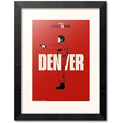 Grupo Erik Print enmarcado 30x40cm Denver Lamina decorativa La Casa de Papel Póster La casa de Papel/Print La Casa de Papel Denver Decoración La casa de Papel Producto con licencia oficial Grupo Erik Print enmarcado 30x40cm Denver Lamina decorativa La Casa de Papel Póster La casa de Papel/Print La Casa de Papel Denver Decoración La casa de Papel Producto con licencia oficial