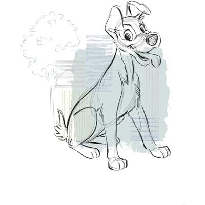 Komar Disney Lady and the Tramp Hello Tramp Cuadro decorativo para habitación infantil (50 x 70 cm) Komar Disney Lady and the Tramp Hello Tramp Cuadro decorativo para habitación infantil (50 x 70 cm)