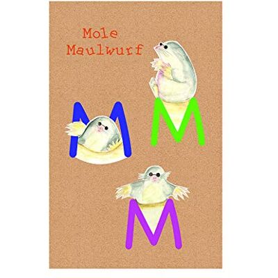 Komar Cuadro de Pared ABC Animal M Póster, habitación Infantil, Letras, Cuadro, salón, Dormitorio, decoración, impresión artística sin Marco cm Tamaño: 50 x 70 cm (Ancho x Alto) Komar Cuadro de Pared ABC Animal M Póster, habitación Infantil, Letras, Cuadro, salón, Dormitorio, decoración, impresión artística sin Marco cm Tamaño: 50 x 70 cm (Ancho x Alto)