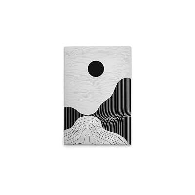 A.S. Création WTD Lienzo decorativo (40 x 60 cm), diseño de paisajes modernos, color blanco y negro A.S. Création WTD Lienzo decorativo (40 x 60 cm), diseño de paisajes modernos, color blanco y negro