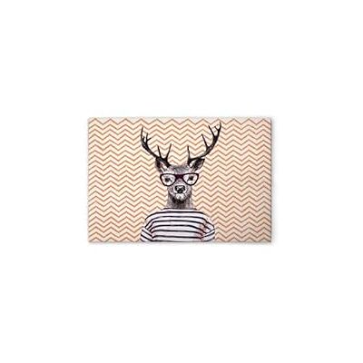 A.S. Création WTD Lienzo decorativo (60 x 40 cm), diseño de ciervo, multicolor A.S. Création WTD Lienzo decorativo (60 x 40 cm), diseño de ciervo, multicolor