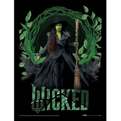 Pyramid Póster enmarcado oficial de Wicked 2 (marco redondeado de Elphaba) Arte decorativo prémium para amantes del teatro y coleccionistas Póster enmarcado de 30 cm x 40 cm Pyramid Póster enmarcado oficial de Wicked 2 (marco redondeado de Elphaba) Arte decorativo prémium para amantes del teatro y coleccionistas Póster enmarcado de 30 cm x 40 cm