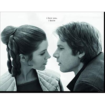 Komar Star Wars Classic Leia Han Love Cuadro de Pared para habitación de los niños, habitación Juvenil, decoración, impresión artística, sin Marco, Disponible en Tres tamaños, carbón, Komar Star Wars Classic Leia Han Love Cuadro de Pared para habitación de los niños, habitación Juvenil, decoración, impresión artística, sin Marco, Disponible en Tres tamaños, carbón,