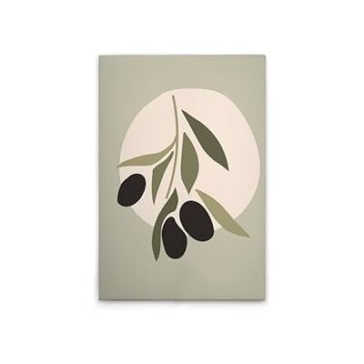 A.S. CRÉATION Olive 1 - Lienzo Decorativo Marrón 50x75cm - Arte de Pared A.S. CRÉATION Olive 1 - Lienzo Decorativo Marrón 50x75cm - Arte de Pared